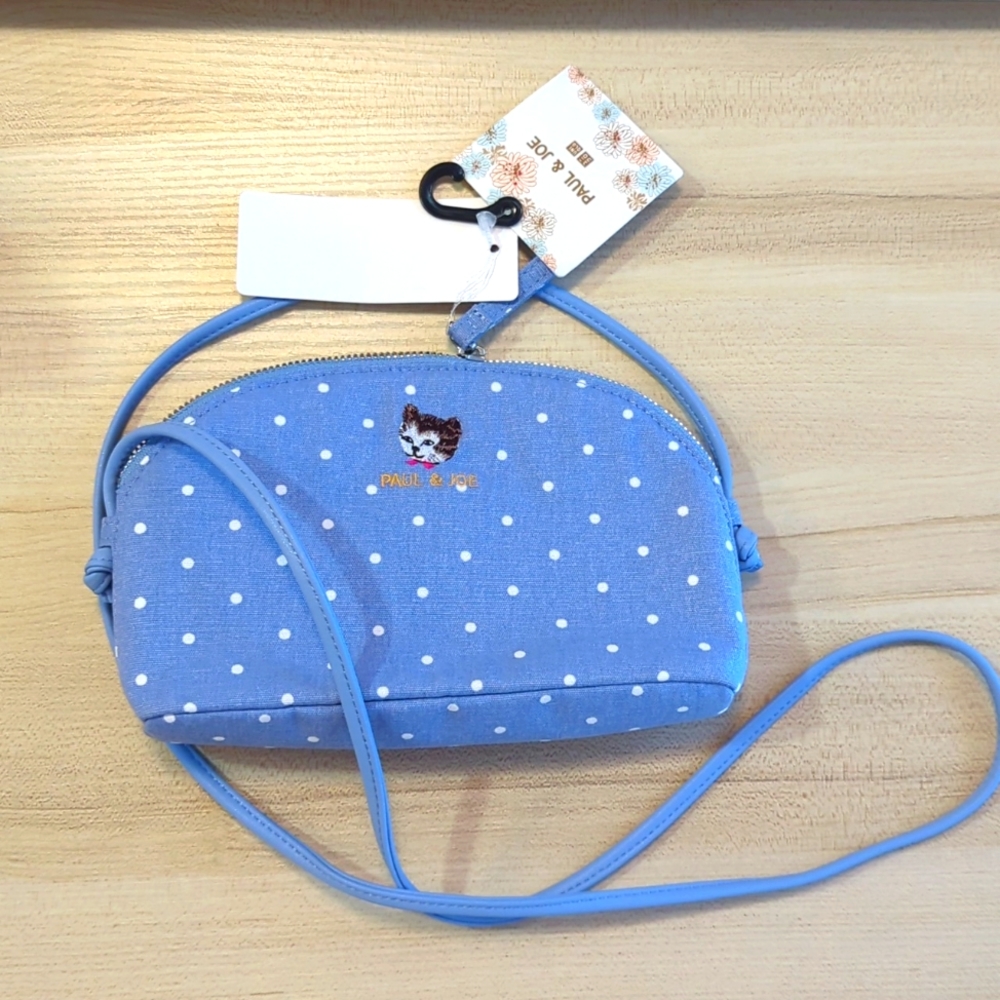 New Paul & Joe Kawaii Cat Pouchette Crossbody